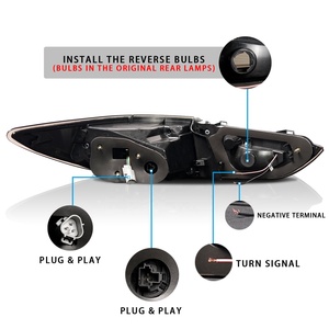 Đèn hậu LED Mazda 6 Atenza cổ điển 2014 2015 2016 2017 2018, lắp đặt dễ dàng, đèn hậu cho Atenza - Product Image 3