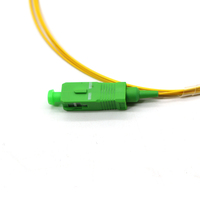 Pigtail de Fibra Óptica Monomodo SC 0.9mm G652D PVC LSZH SM de 1.5m 3m de Longitud SC/APC para FTTH