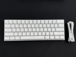 Chất lượng cao 60% có dây RGB chơi game Bàn phím cho PC 61 phím với <span class=keywords><strong>Backlit</strong></span> 60% cơ khí bàn phím cho máy tính - Product Image 3