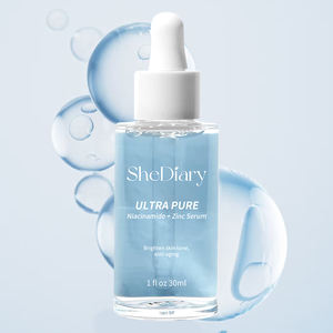 Siero Viso Biologico Private Label con Niacinamide e Zinco, Essenza Sbiancante con Acido Ialuronico e Vitamina <span class=keywords><strong>B</strong></span> - Product Image 1