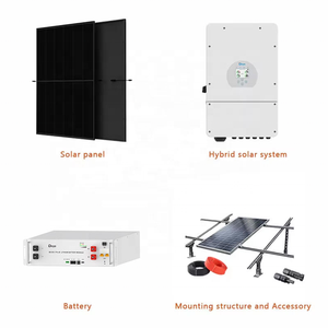 Kit de Sistema de Energía Solar Híbrido de 15KW con Batería, Paneles de Silicio Monocristalino, Kit Completo de Bricolaje a Bajo Precio para Uso Residencial - Product Image 2