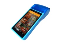 Mini terminal portable Android Pos avec scanner de codes à barres thermique machine de système de poste tactile portable avec imprimante thermique wifi bt