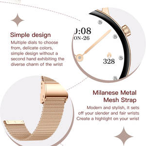 Smartwatch da Donna con Display AMOLED per Chiamate, Monitoraggio Frequenza Cardiaca e Pressione Sanguigna, Ricarica Magnetica e Lunga Durata della Batteria - Product Image 2