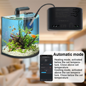 Interruptor de Temperatura Inteligente Tuya, CA 85-250V, 1 Canal, 2000W, Termostato Inteligente, Contacto Seco, Monitoreo de Temperatura por WiFi, Abrepuertas - Product Image 4