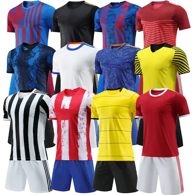 ชุดเสื้อวอร์มทีมสโมสรสำหรับผู้ชาย,ชุดยูนิฟอร์มเสื้อฟุตบอลแห้งเร็วสำหรับใส่เล่นกีฬา