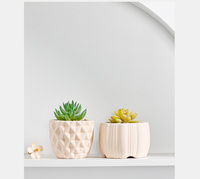 Vente en gros de pots en céramique colorés pour plantes, pots à fleurs pour décoration intérieure et extérieure