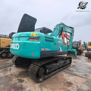 Excavatrice sur chenilles d'occasion Kobelco 130, marque japonaise d'origine, 13 tonnes, mini-excavatrice compacte. - Product Image 2
