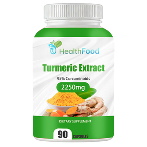 Capsules d'extrait de curcuma directement de l'usine avec extrait de curcuma pour soutenir la santé des articulations, absorption améliorée - Product Image 1