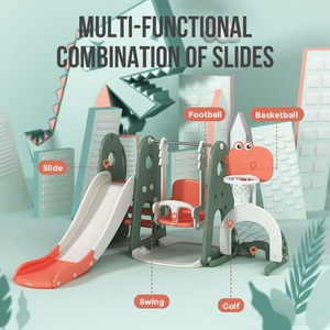 Bé Daycare Đồ Chơi Đồ Chơi Trong Nhà Nhựa Trẻ Em Trượt Và Swing Set Cho Trẻ Em Sân Chơi - Product Image 3