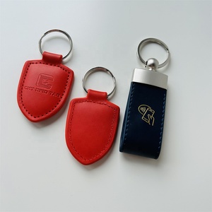 Portachiavi in rilievo con Logo Hotel NFC T5577 RFID con controllo accessi portachiavi in pelle con tessera da visita impermeabile - Product Image 1