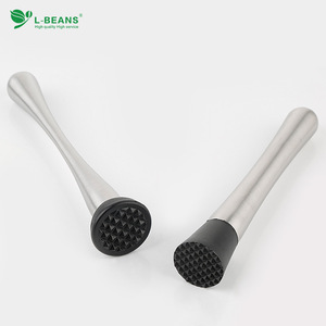 Varilla de acero inoxidable L-Beans para mezclar bebidas y hacer jugos de frutas, herramienta de bar para coctelería. - Product Image 3