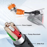 Adaptateur de chargeur EV 3/5 broches pour Tesla Model S, 3, X, Y Gen 2, rallonge de chargeur EV, connecteur de prise 240V à 32A