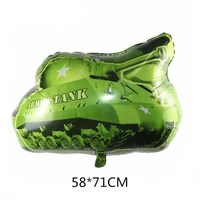 Camion autobus scolaire et train ballon en aluminium décorations de fête d'anniversaire pour garçon ballons joyeux anniversaire
