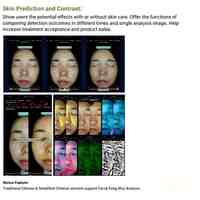 Analyseur de peau portable 3D Bluetooth AI avec 24 langues au choix pour l'analyse faciale