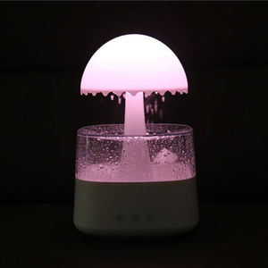 Lampes personnalisées décoration intérieure luxe bruit blanc aide au sommeil lampe à huile essentielle pluie nuage humidificateur goutte à goutte champignon humidificateur d'air - Product Image 1