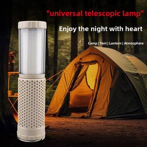 Lampada da campeggio magnetica telescopica regolabile per esterno ricaricabile USB portatile impermeabile luce per tenda a LED - Product Image 1
