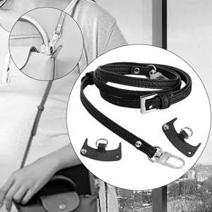 Universal Black Purse <b>Strap</b> for DIY <b>Bag</b> Accessories <b>Replacement</b> for Handbags & Briefcases - Product Image 5