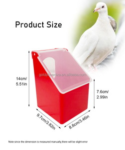 Chén ăn chim treo lồng, dành cho chim non, 1 lỗ, nhựa, cho chim bồ câu - Product Image 2