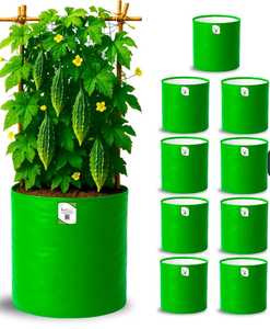 Bolsa de Cultivo Cuadrada de Tela No Tejida Transpirable con Orificios de Drenaje, Capacidad Personalizada para Cultivo en Terraza y Vegetales - Product Image 5