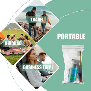 Kit de servicios de hotel de lujo Biodegradable Eco Friendly Hotel Supplies Desechable Guest Higiene Set con caja de papel Kraft - Product Image 5