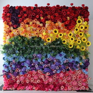 5D persiana enrollable seda Artificial Rosa <span class=keywords><strong>flor</strong></span> pared Fondo pintura al óleo <span class=keywords><strong>flor</strong></span> pared para boda hogar salón Decoración - Product Image 1