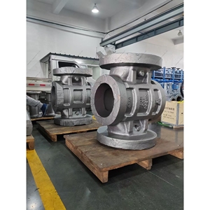 Tapón lubricado con brida RF invertida de clase 150 WCB ASME para productos químicos - Product Image 1