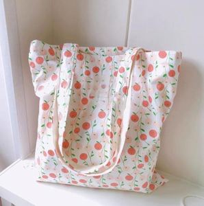 Reusable <b>Tote</b> <b>with</b> <b>Pocket</b> & Buckle Cute Retro Design Ladies Printed Shoulder <b>Bag</b> - Product Image 2