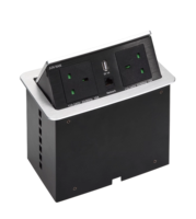 Prise de courant escamotable pour salle de réunion de bureau, prise de courant USB escamotable en alliage d'aluminium, prise de courant de bureau