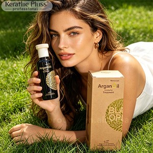 Suero Capilar Instantáneo con Proteína de Queratina, Aceite Suavizante para el Cabello, Suero Capilar de Seda, Queratina Brasileña, Aceite de Argán - Product Image 4
