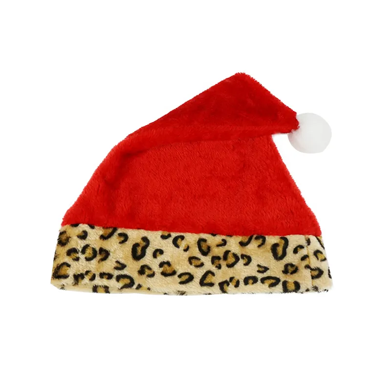 Плюшевая Кепка Рождественское украшение Рождественская шляпа Санта-Клаус шляпа