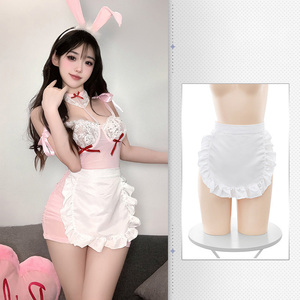 Ensemble de lingerie sexy Sweet Bunny avec armatures, grande taille, option de nettoyage facile, haut de gamme, pour femme adulte, plusieurs oreilles de lapin, transparent, sexy - Product Image 3