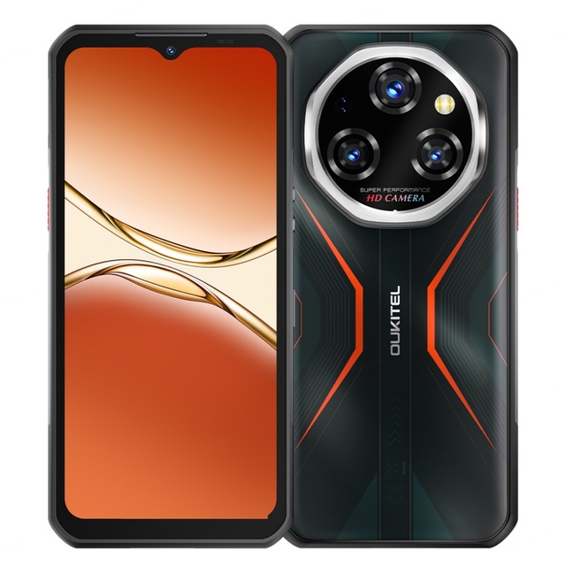 Oukitel WP55 Rugged Smartphone 12+256GB 108MP Main Camera 11000mAh Compact 6.6" FHD+ Ultra Cellphone Night Vision Mobile Phone