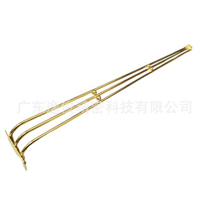 Yijun Long <b>Table</b> <b>Legs</b> 966 Gold Plated Metal Heavy Duty Modern Minimalist Furniture Hardware - Product Image 1