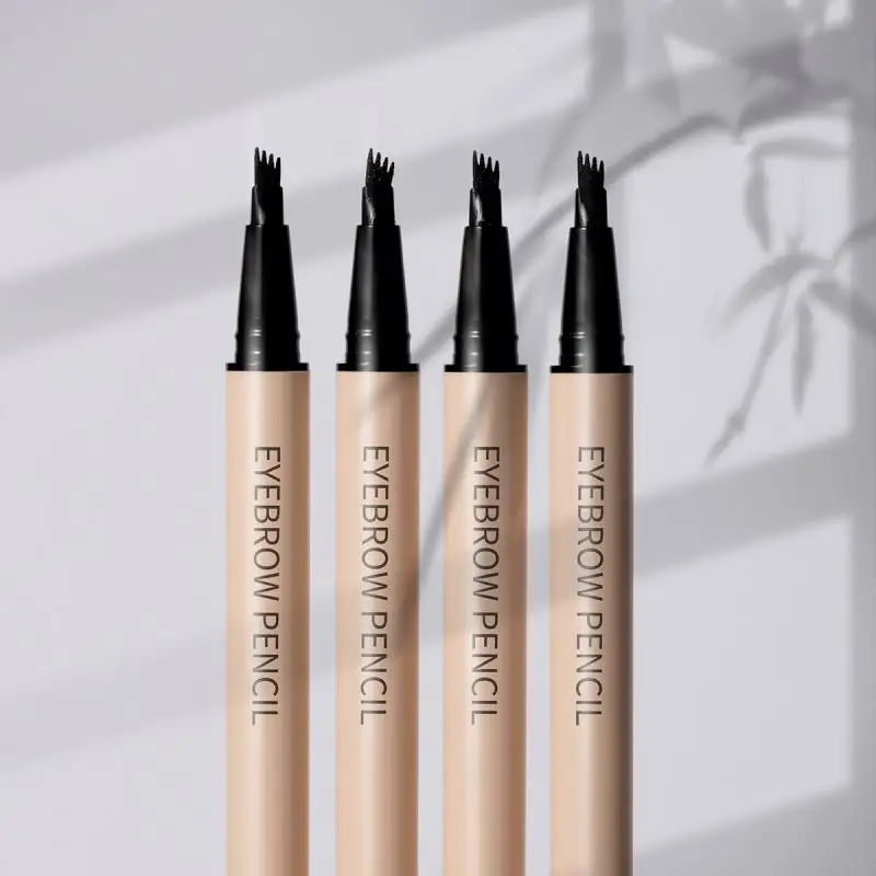 Oem Best Verkopende Concealer Make Up 3d Poeder Wenkbrauw Waterdicht Potlood 4 Vork