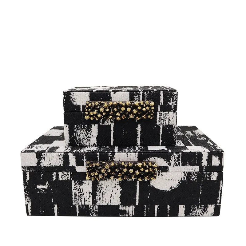 Caixa de presente de couro de alta qualidade personalizada de luxo caixa de armazenamento de jóias para exibição de jóias femininas