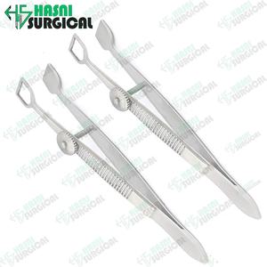 Fórceps capsulares de gran oferta de alta calidad, nueva curva de acero inoxidable de Hasni Surgical CE ISO, logotipo del cliente hecho en Pakistán - Product Image 5