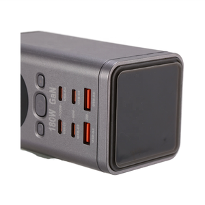 도매 180W 폴리머 전원 은행 마그네틱 멀티 포트 충전기 시계 디스플레이 다기능 충전기 노트북 모바일 장치 - Product Image 5