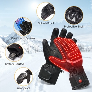 Savior dê da Knuckle bảo vệ pin điện Gant chauffant động cơ mùa đông nhiệt cưỡi Găng tay xe máy nóng - Product Image 3