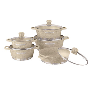 Bán buôn trực tiếp từ nhà sản xuất, bộ dụng cụ nấu ăn 10 món thiết kế hiện đại, thân thiện với môi trường, nồi súp, nồi đất, dụng cụ nấu ăn, bán chạy - Product Image 5