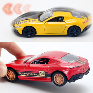 Nouveauté : Voiture de course sportive Roma en alliage moulé sous pression à l'échelle 1:36, modèle à rétrofriction avec roues mobiles, jouet pour enfants - Product Image 3