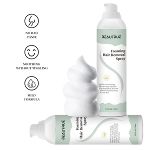 Aerosol de depilación indolora pequeña etiqueta privada orgánica natural espray de depilación de axila para piernas púbicas para <span class=keywords><strong>hombre</strong></span> y mujer - Product Image 3