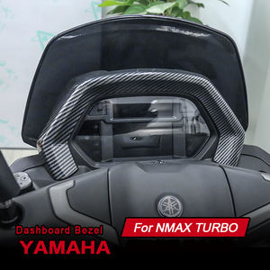 Vente en gros d'accessoires de <span class=keywords><strong>moto</strong></span> Couverture décorative d'instruments en carbone <span class=keywords><strong>Lunette</strong></span> de tableau de bord pour Nmax Turbo - Product Image 2