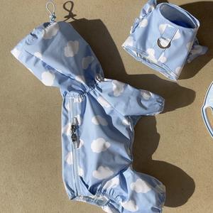 Abrigo impermeable de moda para perros, chaqueta para exteriores con cara de perro, impermeable reflectante para perros pequeños, medianos y grandes, ropa para mascotas - Product Image 4