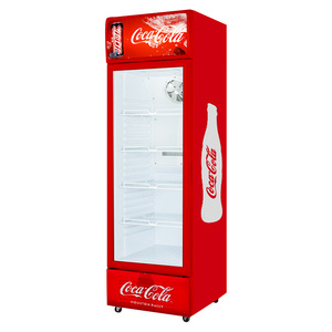 Refrigerador Vertical con Cámara IA y Algoritmo de Gravedad, 500L, 1 Puerta de Vidrio, Enfriador de Bebidas para Supermercado, Exhibidor de Pepsi - Product Image 3