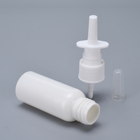 Flacon de rinçage nasal vide de 10 ml, flacon pulvérisateur en plastique transparent, vaporisateur de soin, flacon de pulvérisation directe pour solution saline, huiles essentielles