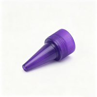 Bouchon compte-gouttes en plastique violet anti-déversement de 20 mm à visser pour bouteilles de savon liquide cosmétique – Vente en gros
