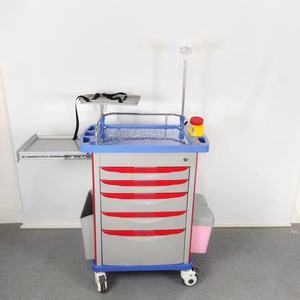 Ehbo-Abs Staal Nood Verpleging Trolley Medische Kar Voor Patiënt Rescue - Product Image 1