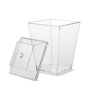 Gobelets en plastique PP transparents jetables pour l'eau, les boissons, les sauces, les condiments, impression personnalisée, vente en gros directe d'usine - Product Image 2