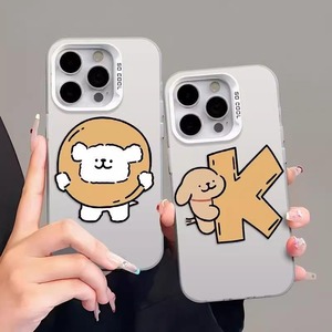 Funny Lovers Puppy Printing Electroplated Silver Key TPU PC Funda para teléfono móvil para Iphone <span class=keywords><strong>8</strong></span> Xs Max 11 12 13 14 15 16 17 Air - Product Image 1