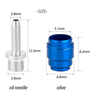 TOOPRE 2 paires <span class=keywords><strong>de</strong></span> connecteurs à <span class=keywords><strong>olive</strong></span> pour <span class=keywords><strong>frein</strong></span> à disque, installation rapide, durables, pour conduite à vélo - Product Image 6